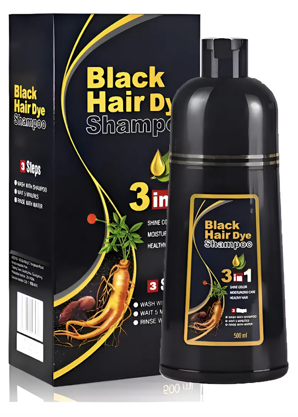 Black Hair Dye Shampoo