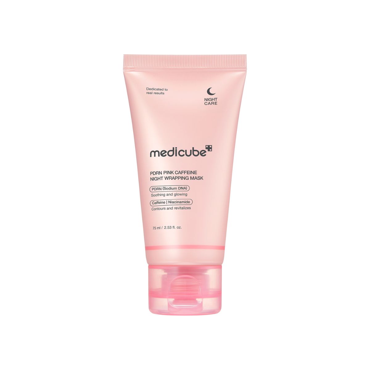 Medicube PDRN Pink Caffeine Night Wrapping Mask Mascarilla Facial Nocturna Reafirmante e Hidratante con PDRN y Cafeína 