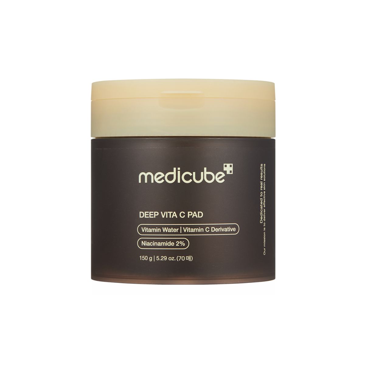 Medicube Deep Vita C Pads Almohadillas Faciales con Vitamina C para Manchas, Luminosidad y Tono Uniforme 70 Piezas 150 g