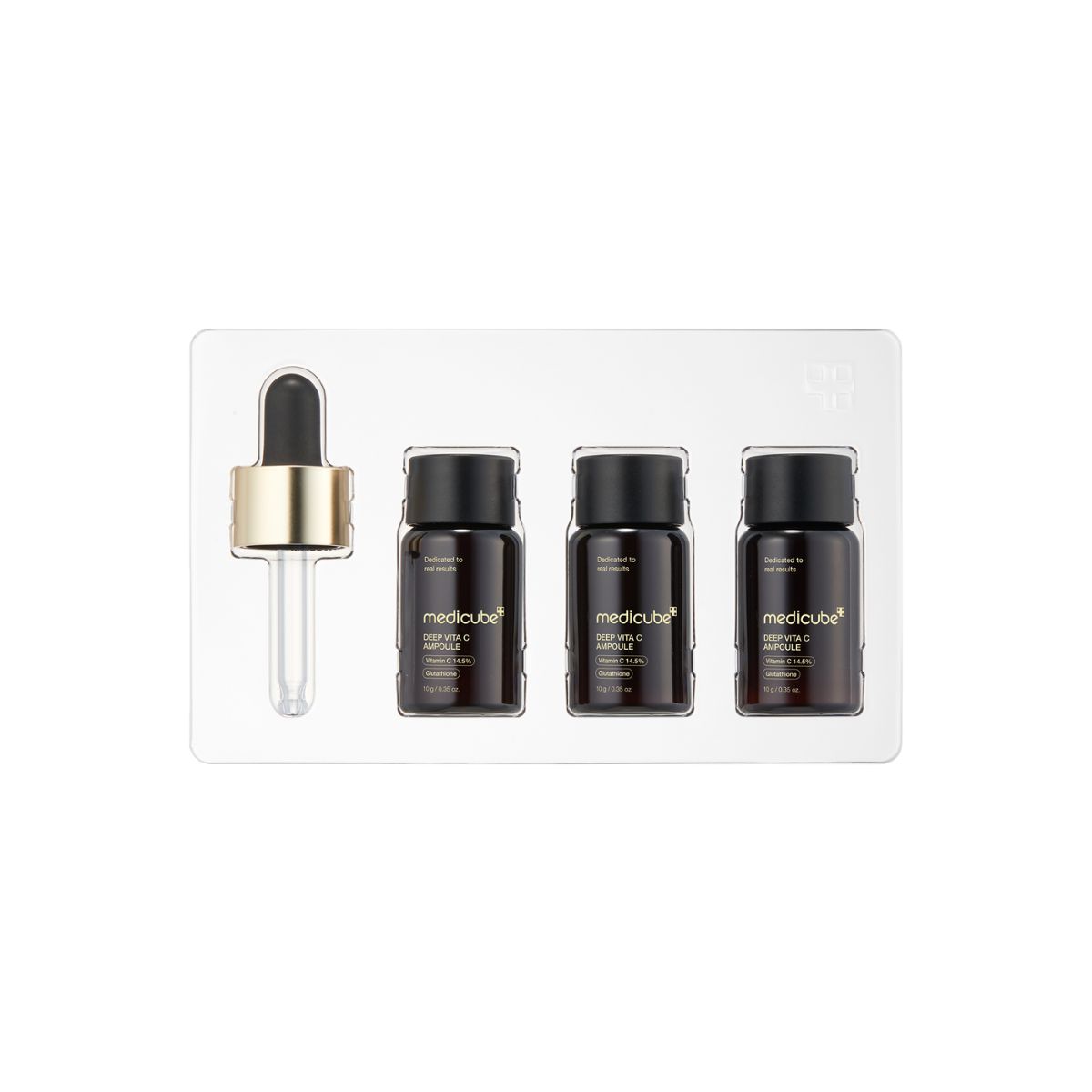 Medicube Deep Vita C Ampoule Sérum Facial con Vitamina C para Manchas, Luminosidad y Tono Uniforme 30 g