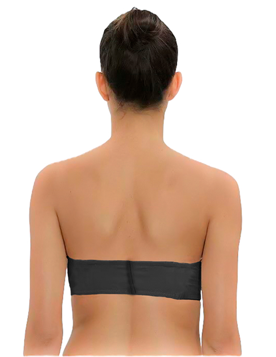 Paquete de 3 Brasier strapless con tirantes transparentes 