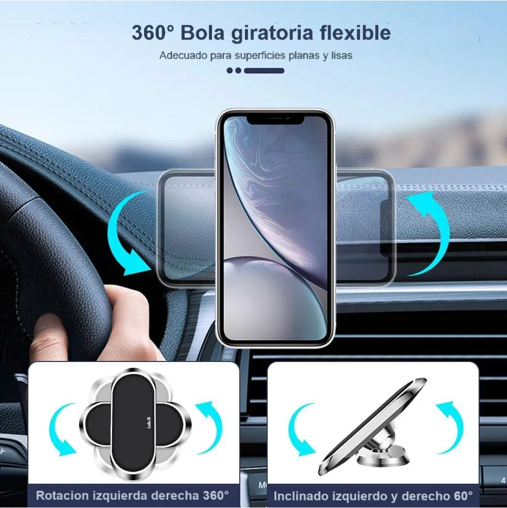 Soporte Magnético Celular Para Auto,base Para Celular Coche 2 Pack