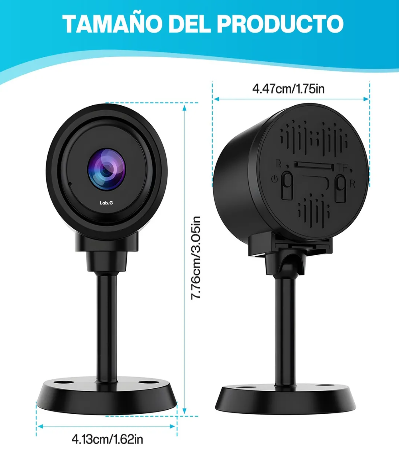 Mini Cámara 3mp Espía Hd Wifi Cámaras De Seguridad