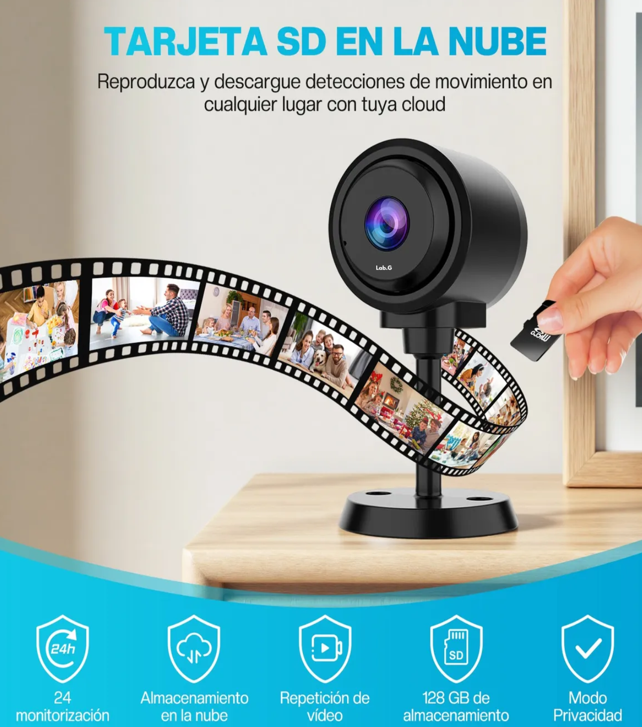 Mini Cámara 3mp Espía Hd Wifi Cámaras De Seguridad