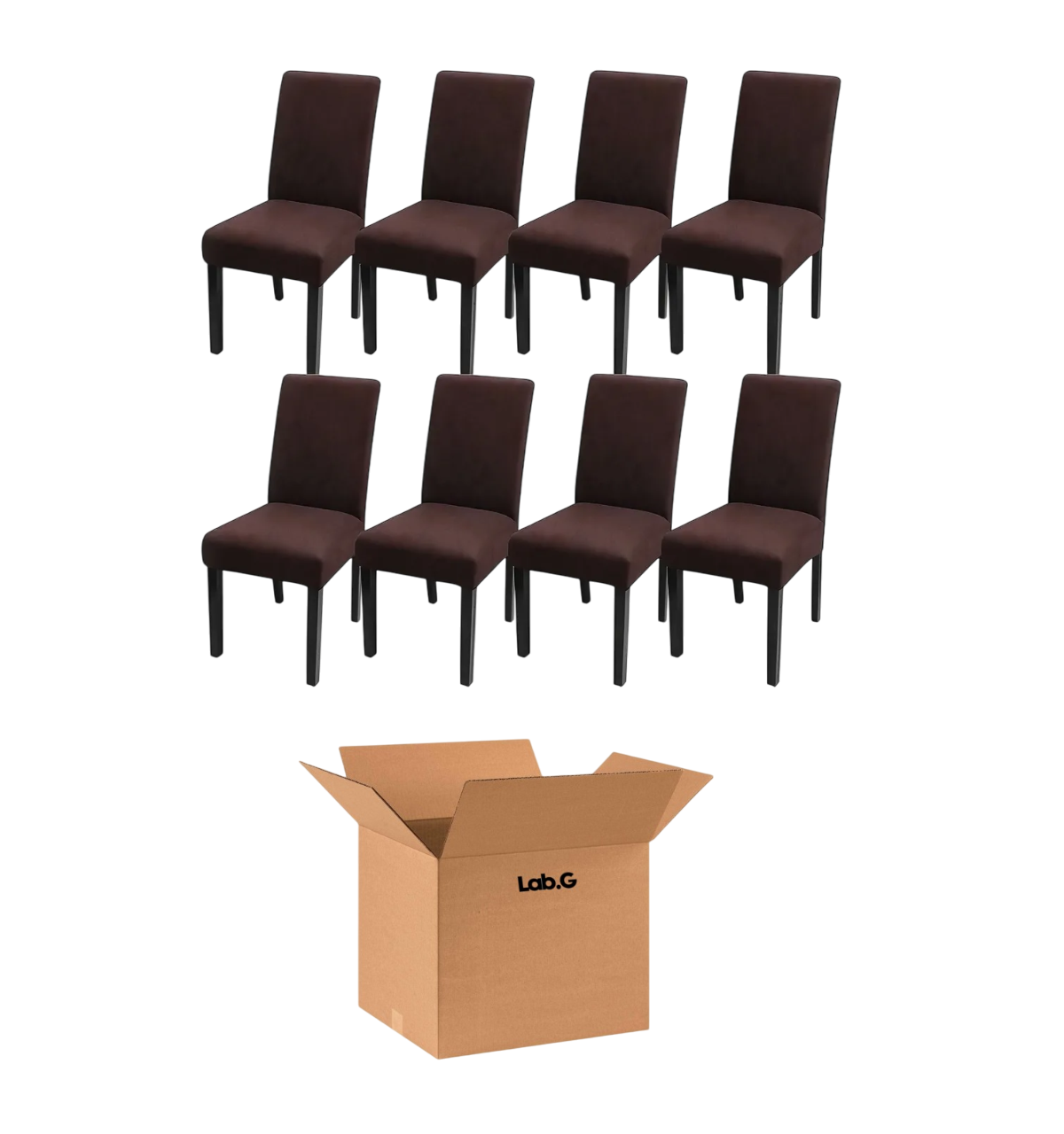 Jusmate Fundas Para Sillas De Comedor, De Piel Sintética Sólida, Impermeable, A Prueba De Aceite, Elásticas, Fundas Protectoras Para Sillas De Comedor (negro, Paquete De 4