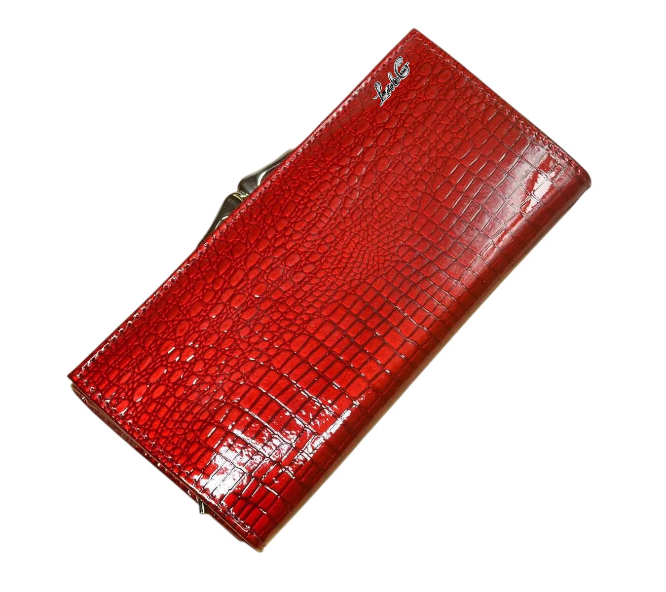 Cartera De Mujer De Gran Capacidad, Cartera Larga De Cuero,Cartera