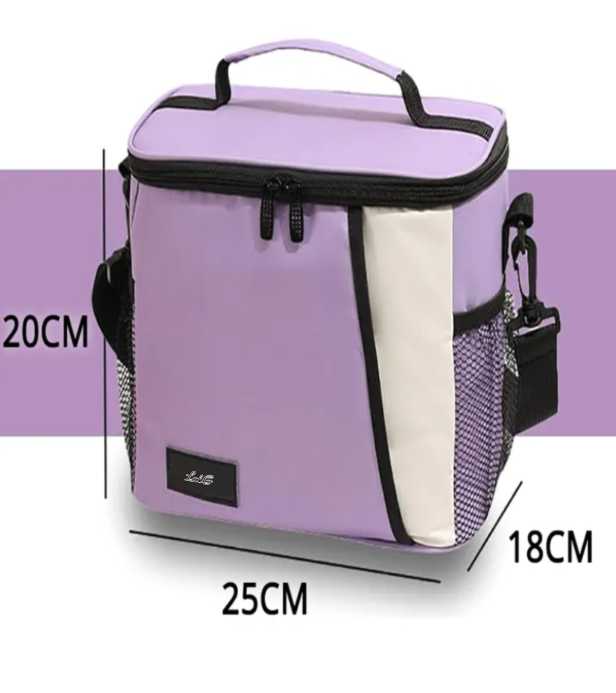 Loncheras Térmicas  Bolsa negro Violeta