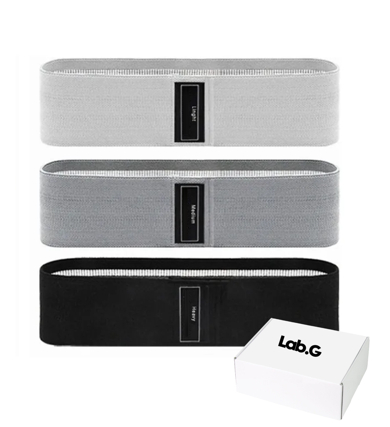 Bandas Elasticas Ejercicio Janus Anliker Ligas Resistencia Piernas Gris Negro Blanco