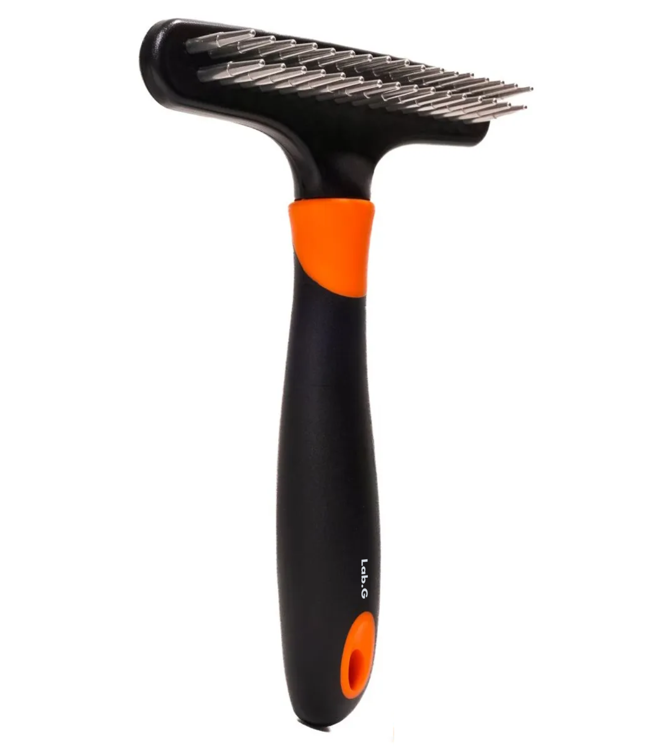 Cepillo Deslanador Mascotas Negro Naranja