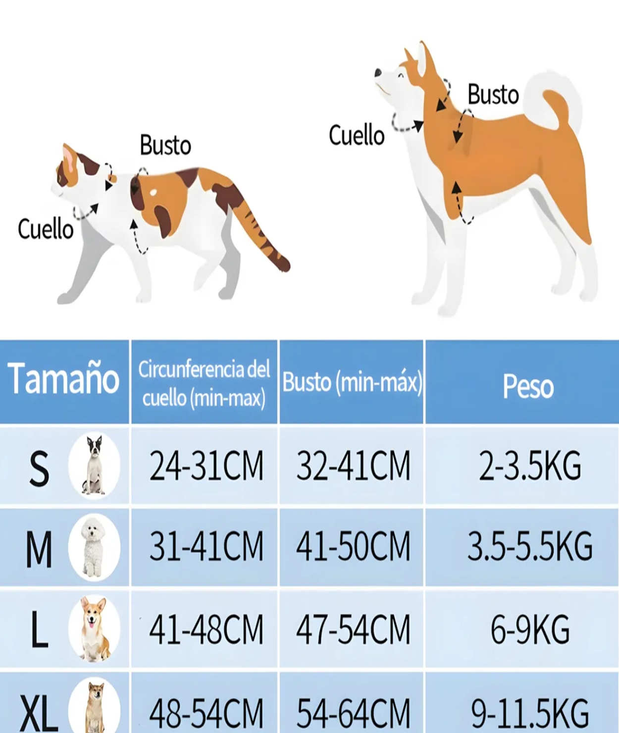 Pechera Arnés Con Bandas Azul Agua1 talla L