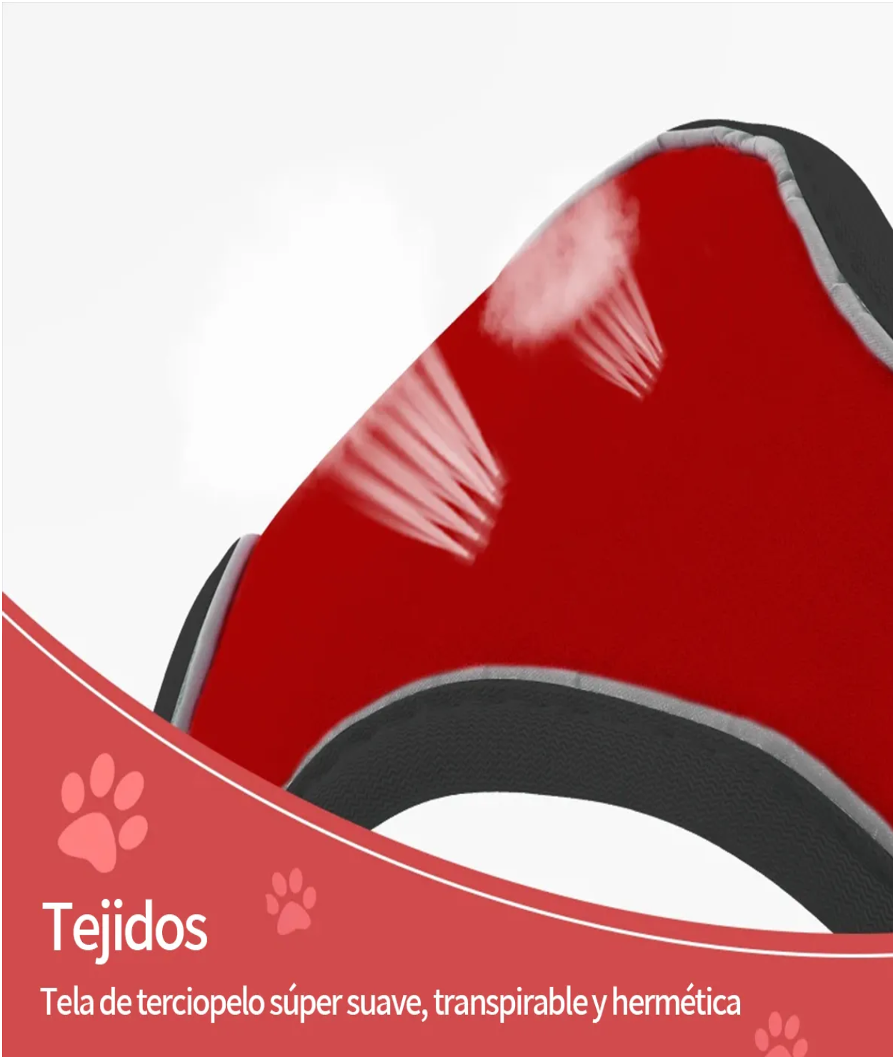 Pechera Arnés Con Bandas Azul Agua1 talla L