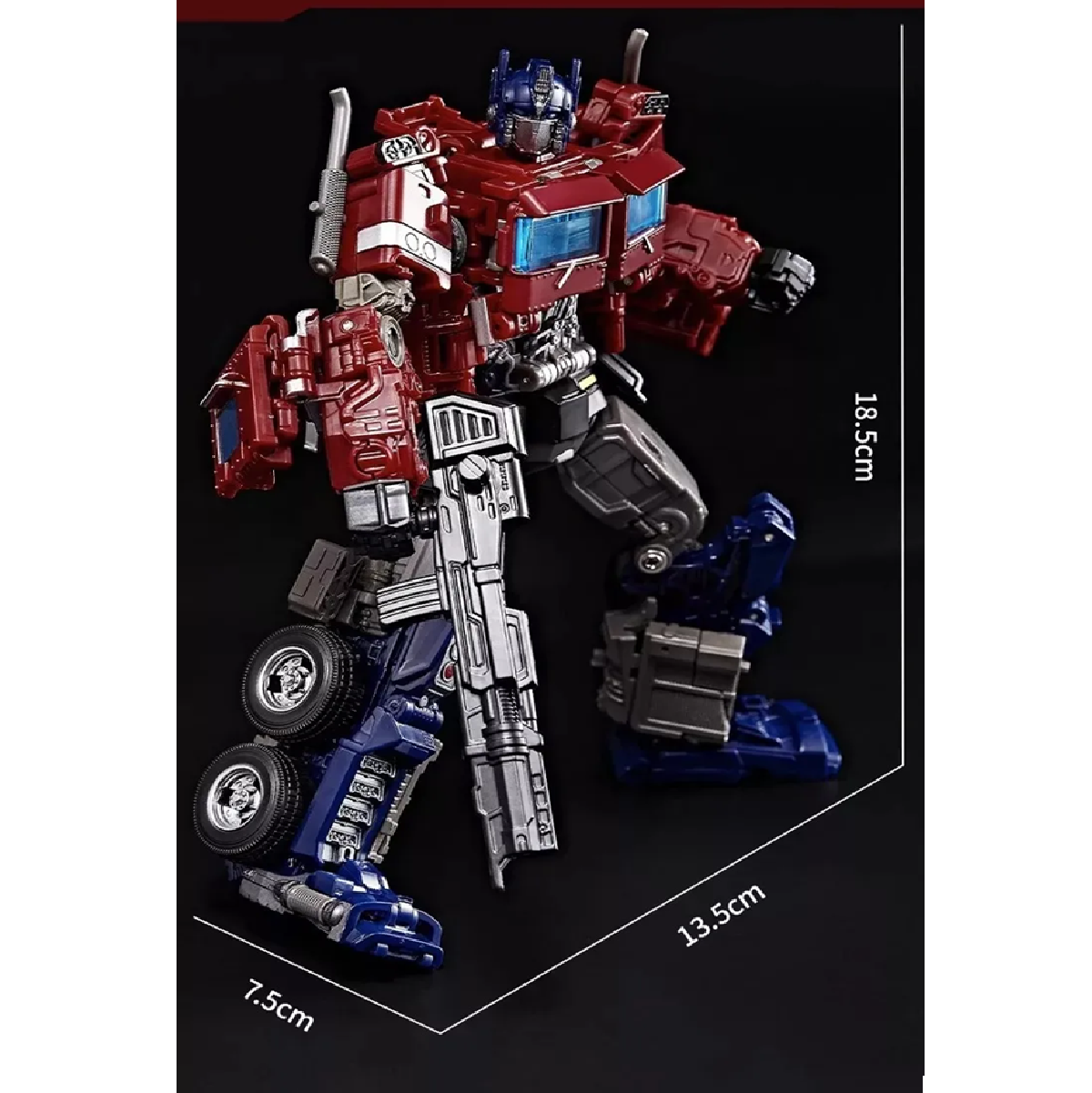 Figura De Acción Carros Azul Rojo Optimus Prime