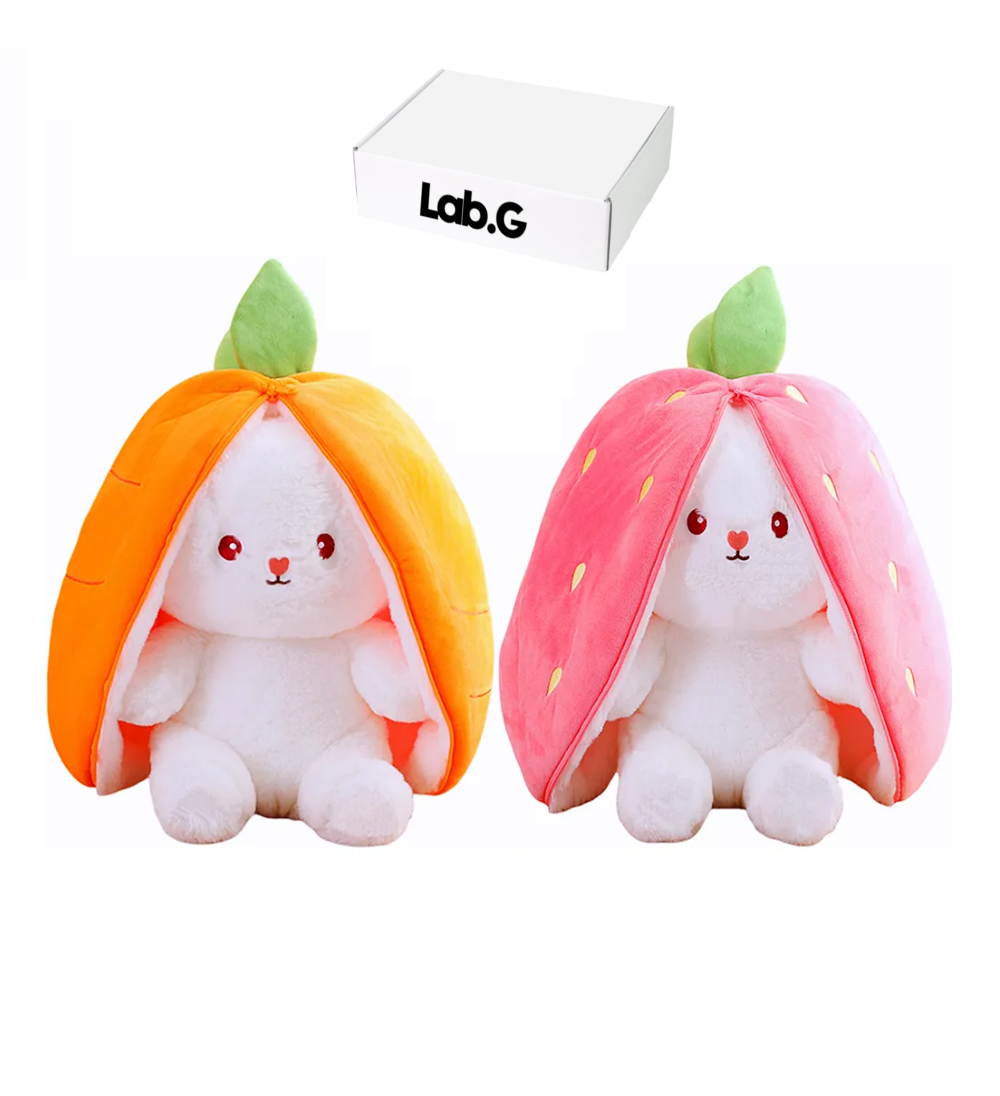 Conejo De Peluche De Zanahoria/ Fresa 4pcs Colores