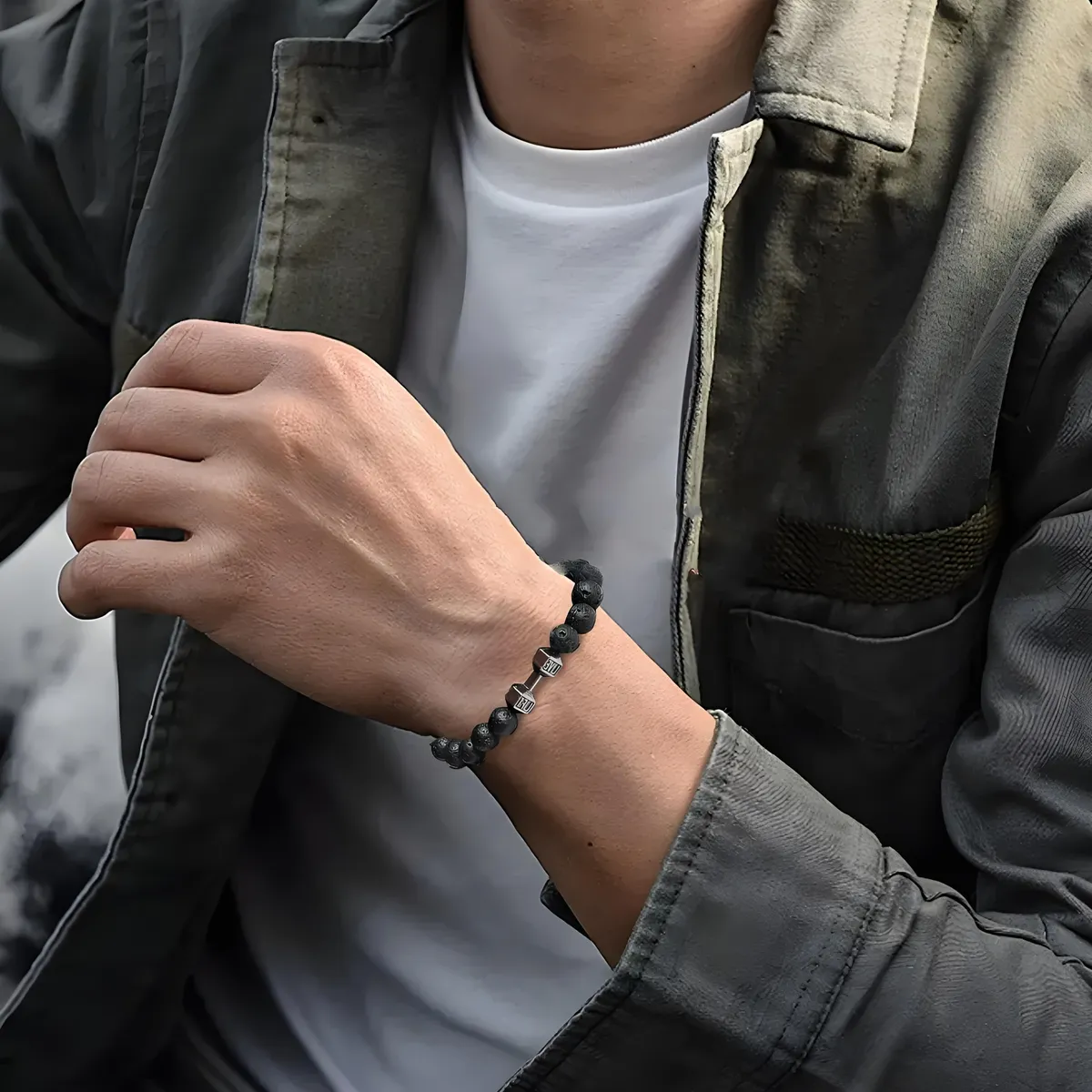 3pzs Pulseras Gym Mancuerna Pesa Fitness Para Hombre Y Mujer