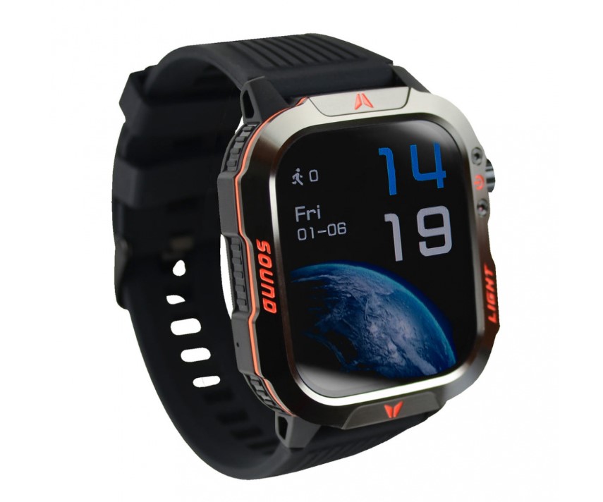 Smartwatch Everest, marca Perfect Choice, Touch, Bluetooth, Android/iOS, Negro - Resistente al Agua