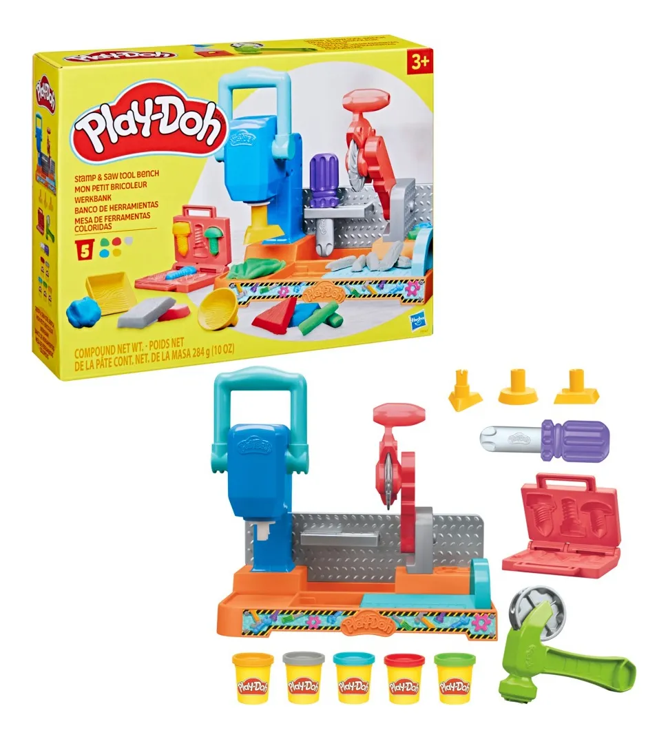 Set De Masas Play Doh De Banco De Herramientas