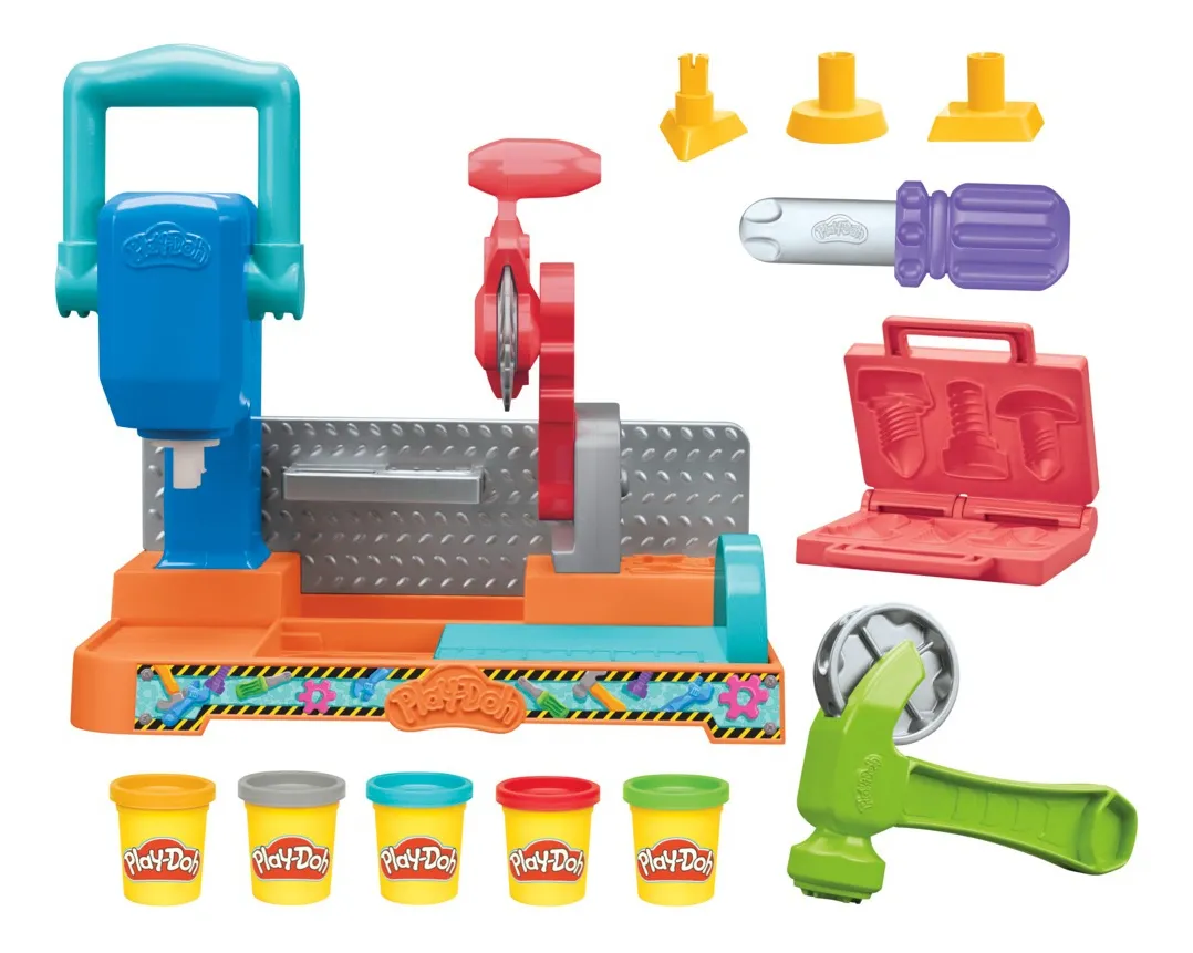 Set De Masas Play Doh De Banco De Herramientas