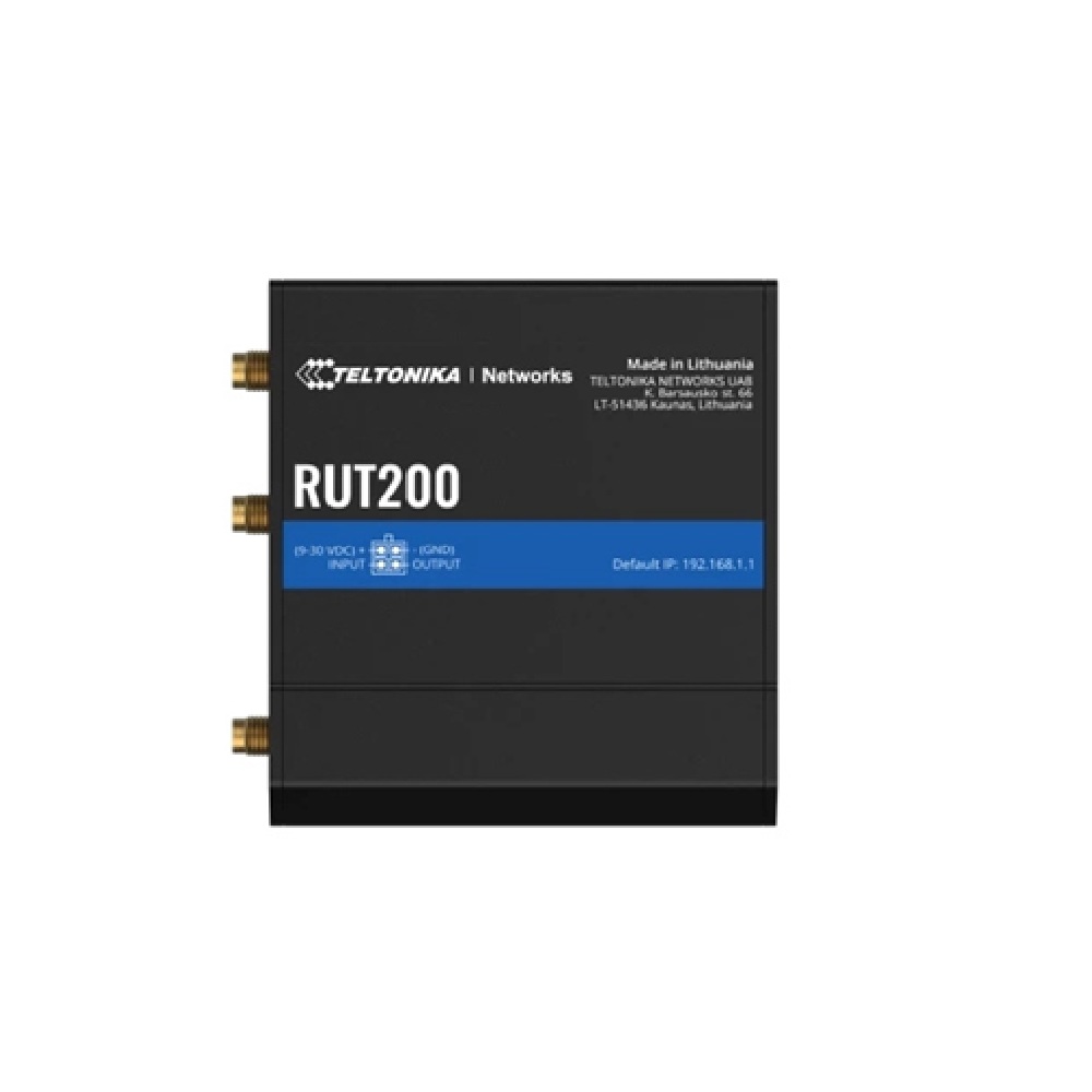 Lte Router Rj 45 Router Teltonika Ethernet LTE RUT200, Inalámbrico, 10/100/Mbit/s, 2x RJ-45.
