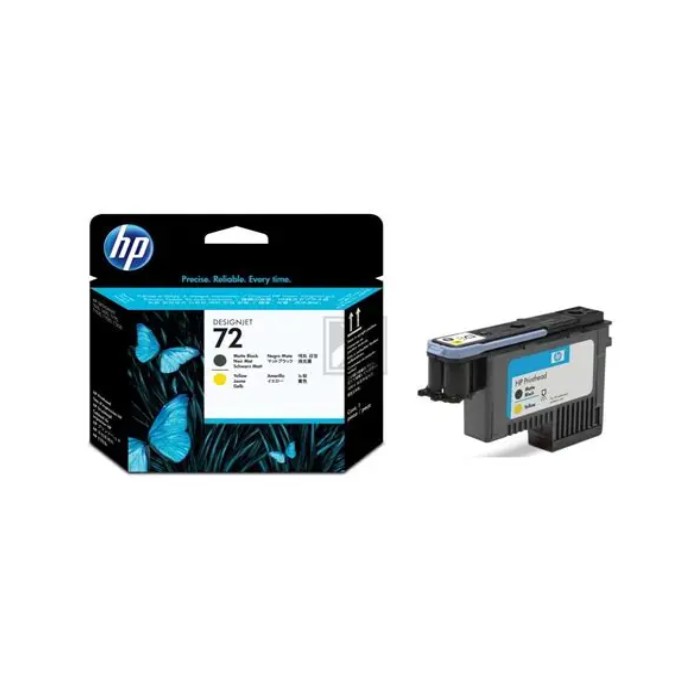 Cabezal HP 72 Negro Mate/Amarillo. 