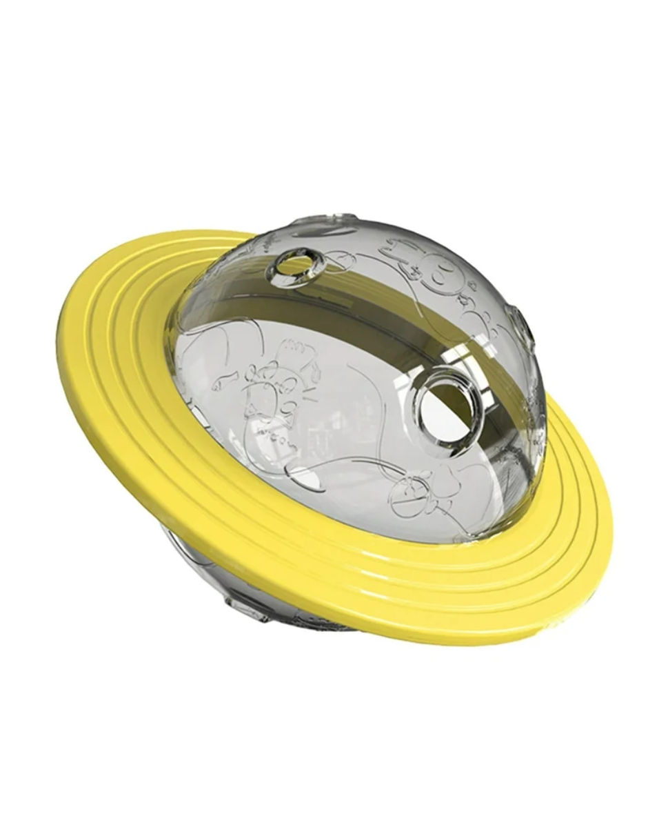 Juguete Saturno interactivo dispensador de alimento