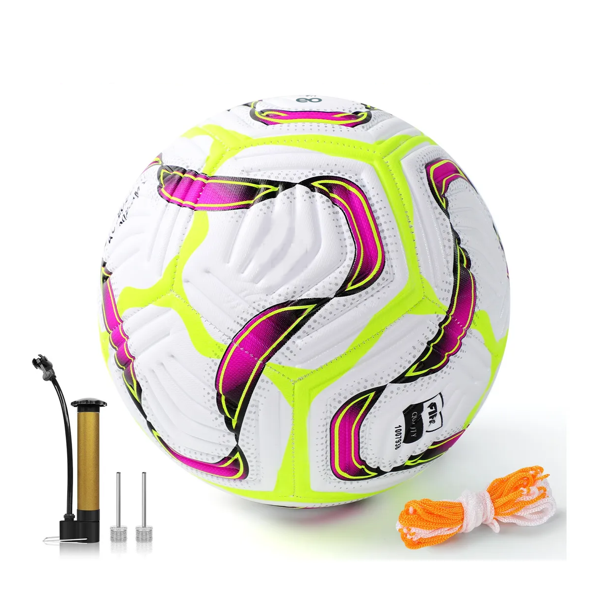Balón Fútbol Soccer Para Entrenamiento Champions Stars No. 5 Verde Morado
