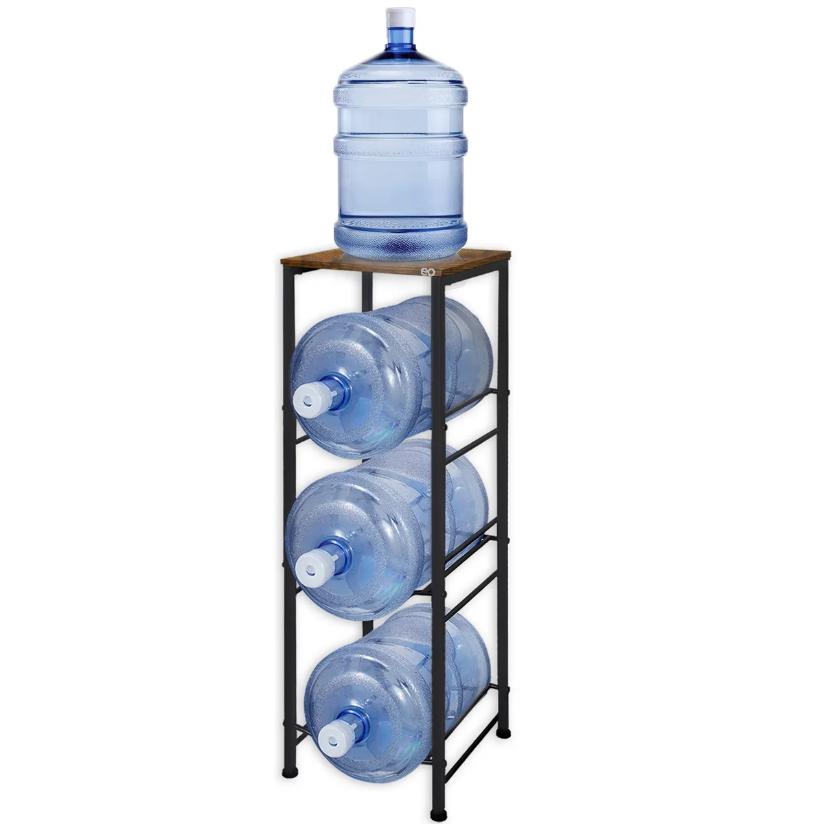 Rack Porta Garrafón Metálico 4 Niveles Para Garrafón De Agua