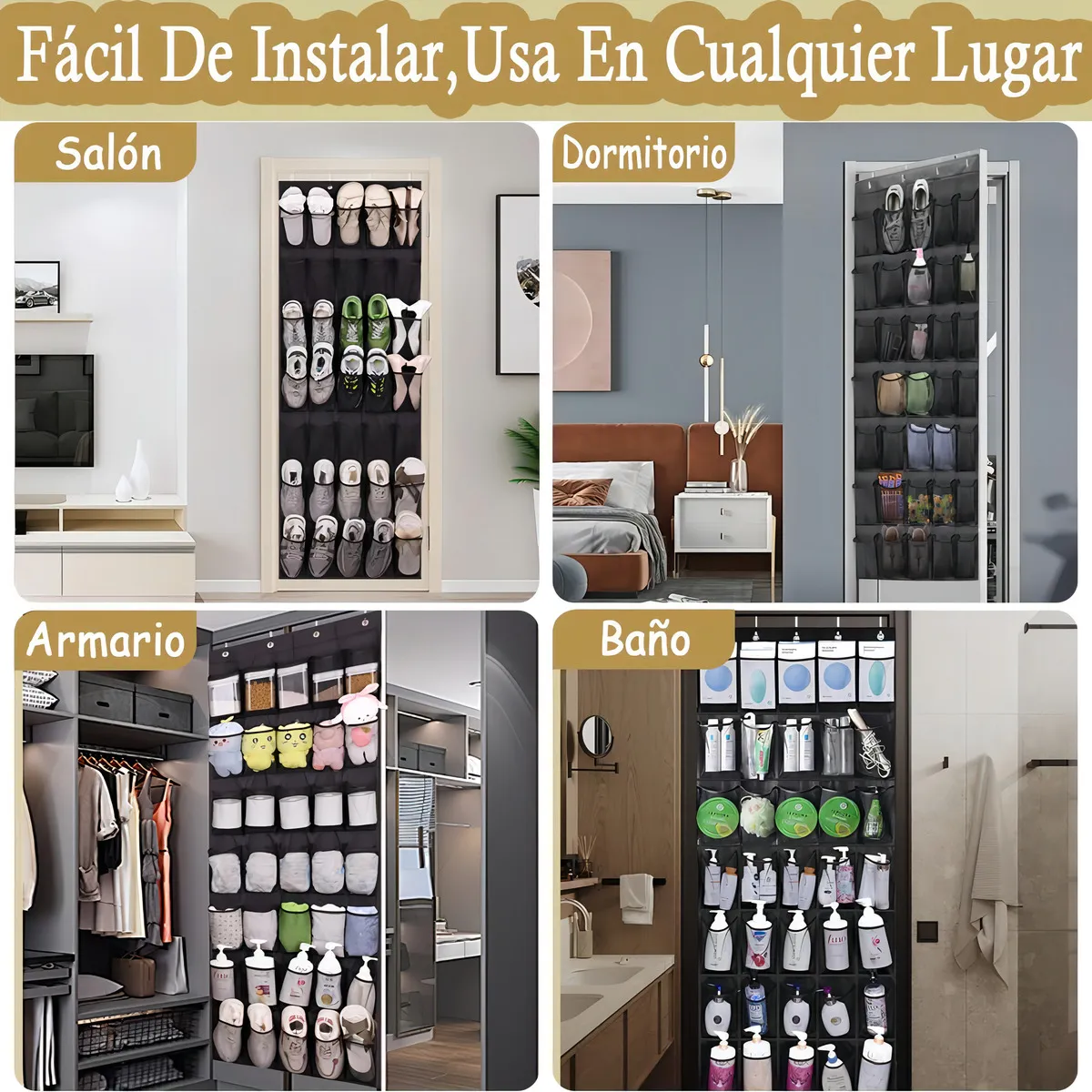 Zapatera Moderna Para Puerta 35