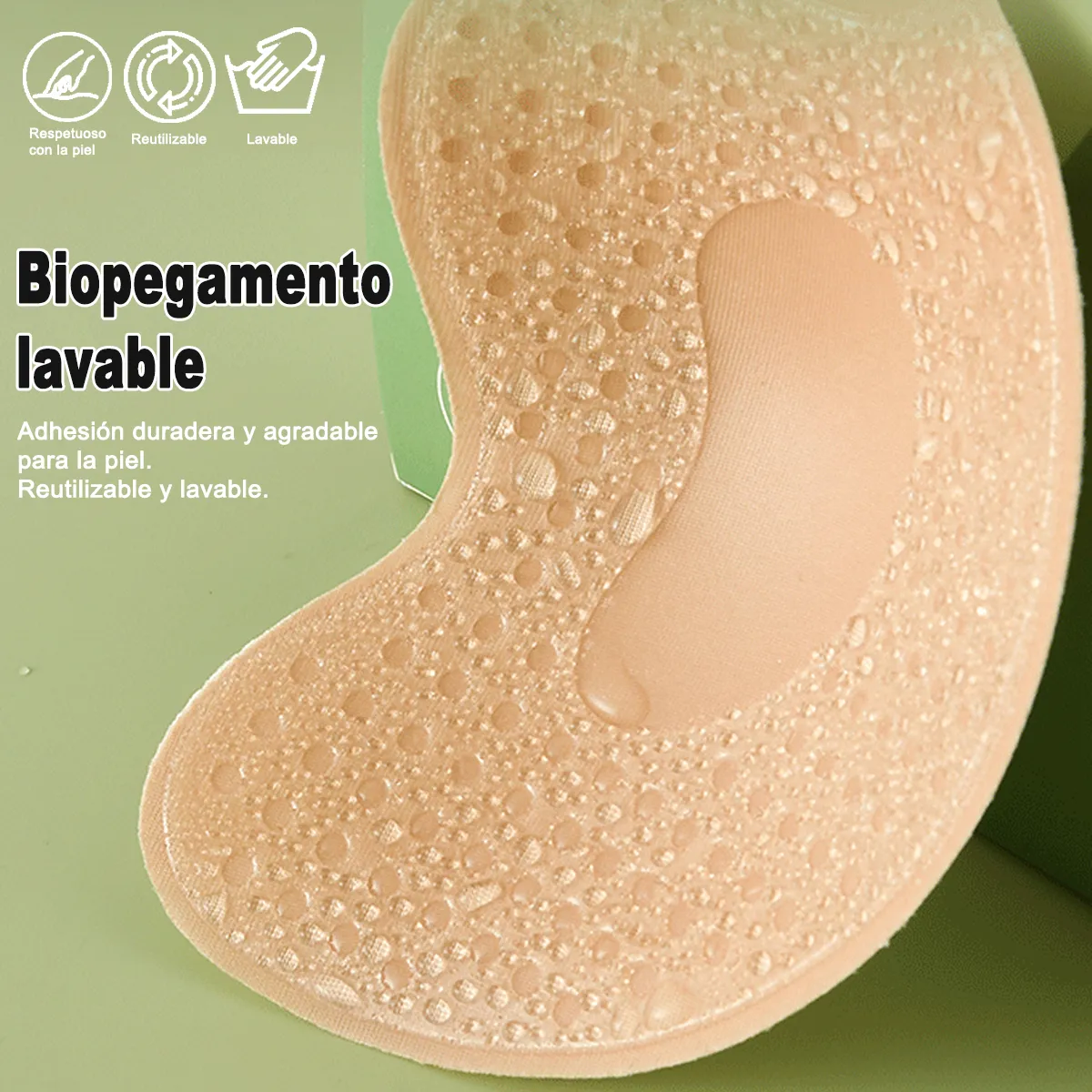 Brasier Strapless Invisible, 2 Unidades Negro y Nude C36