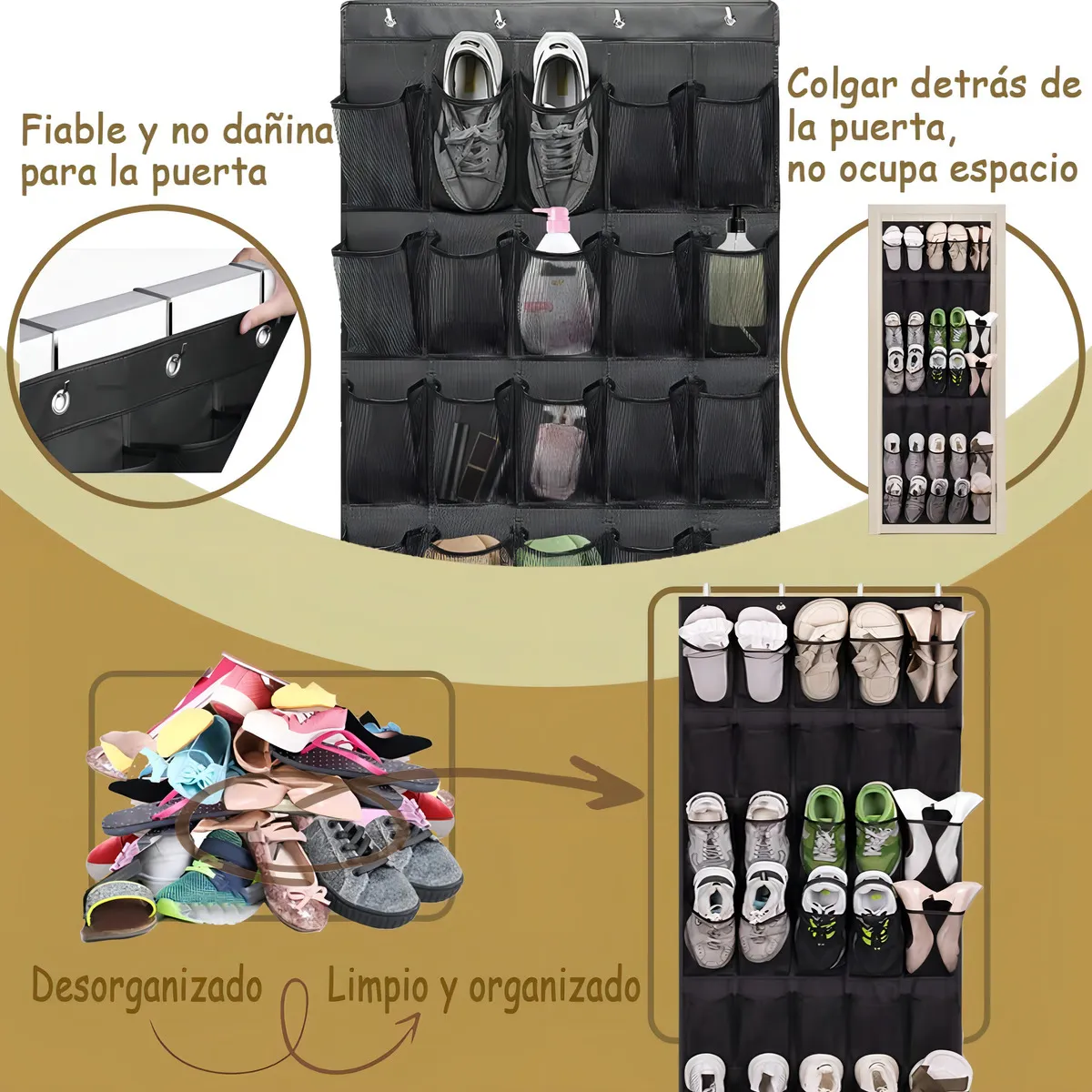 Zapatera Moderna Para Puerta 35