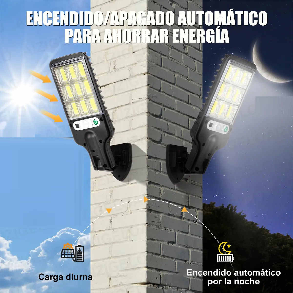 Foco Solar Ip67 4pzs 9c Lámpara Focos Solares Led Exteriore Ip67 Mod 1122