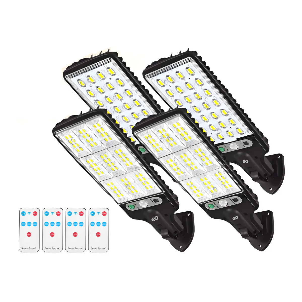 Foco Solar Ip67 4pzs 9c Lámpara Focos Solares Led Exteriore Ip67 Mod 1122