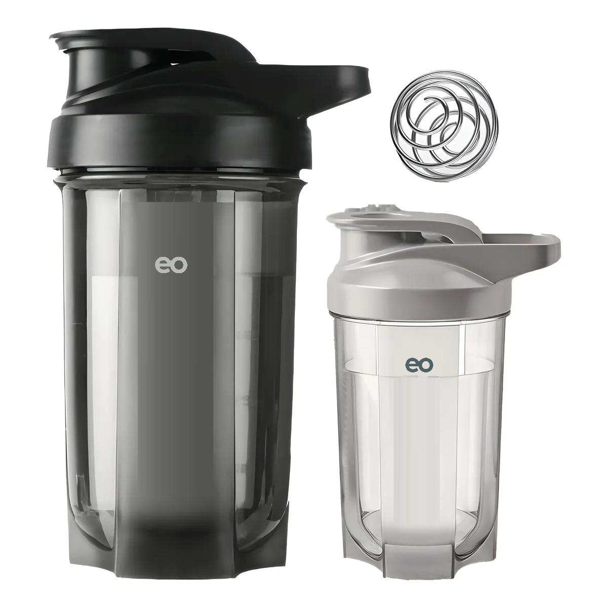 Fefod Protein Shaker, Shaker Proteico 500 ML, Bottiglia con Miscelatore Sfera In Acciaio Inox, Borraccia Palestra a Prova di Perdite con Tappo a Vite & Scala, Senza BPA