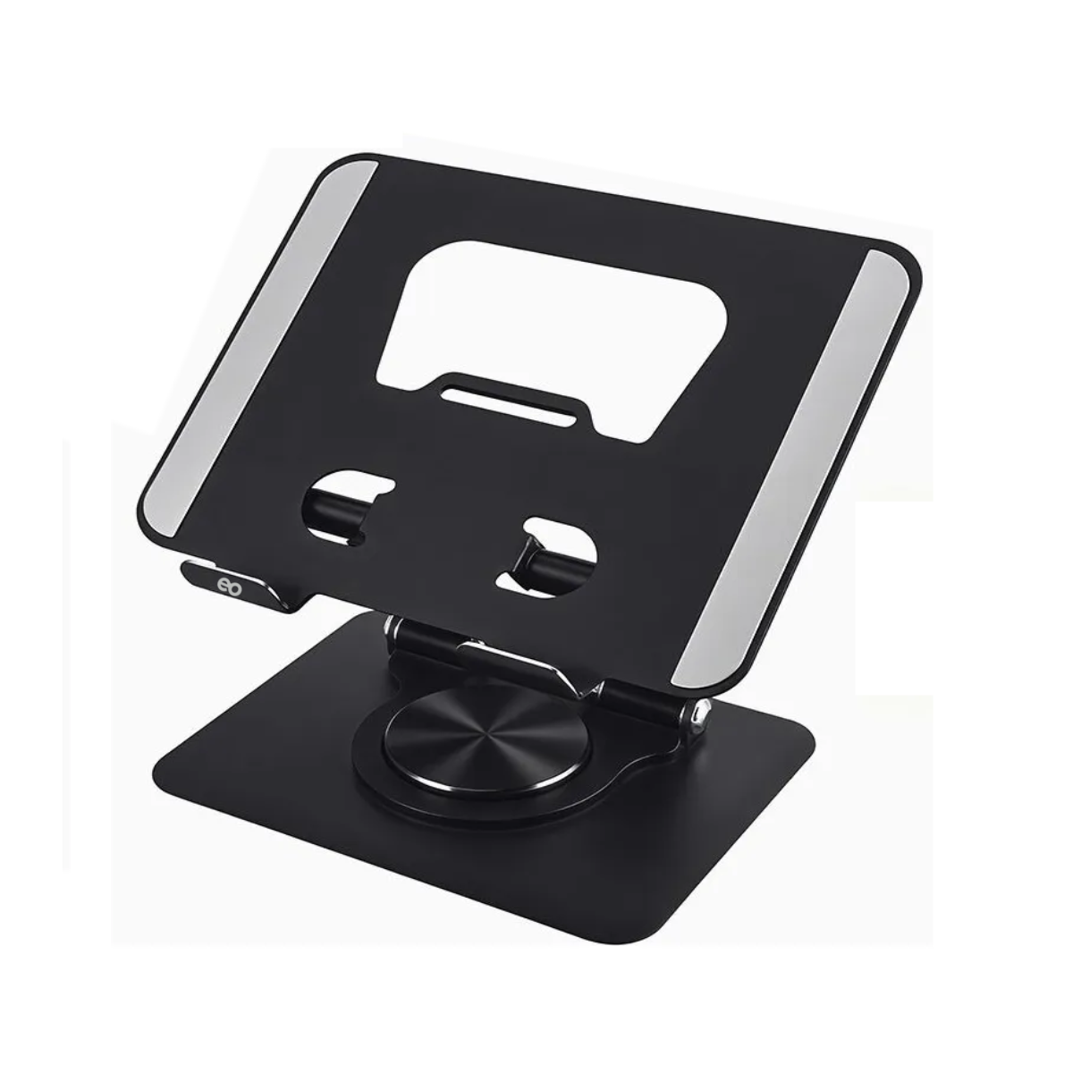 Soporte Base Metal Ajustable Plegable Teléfono Tablet Color Negro