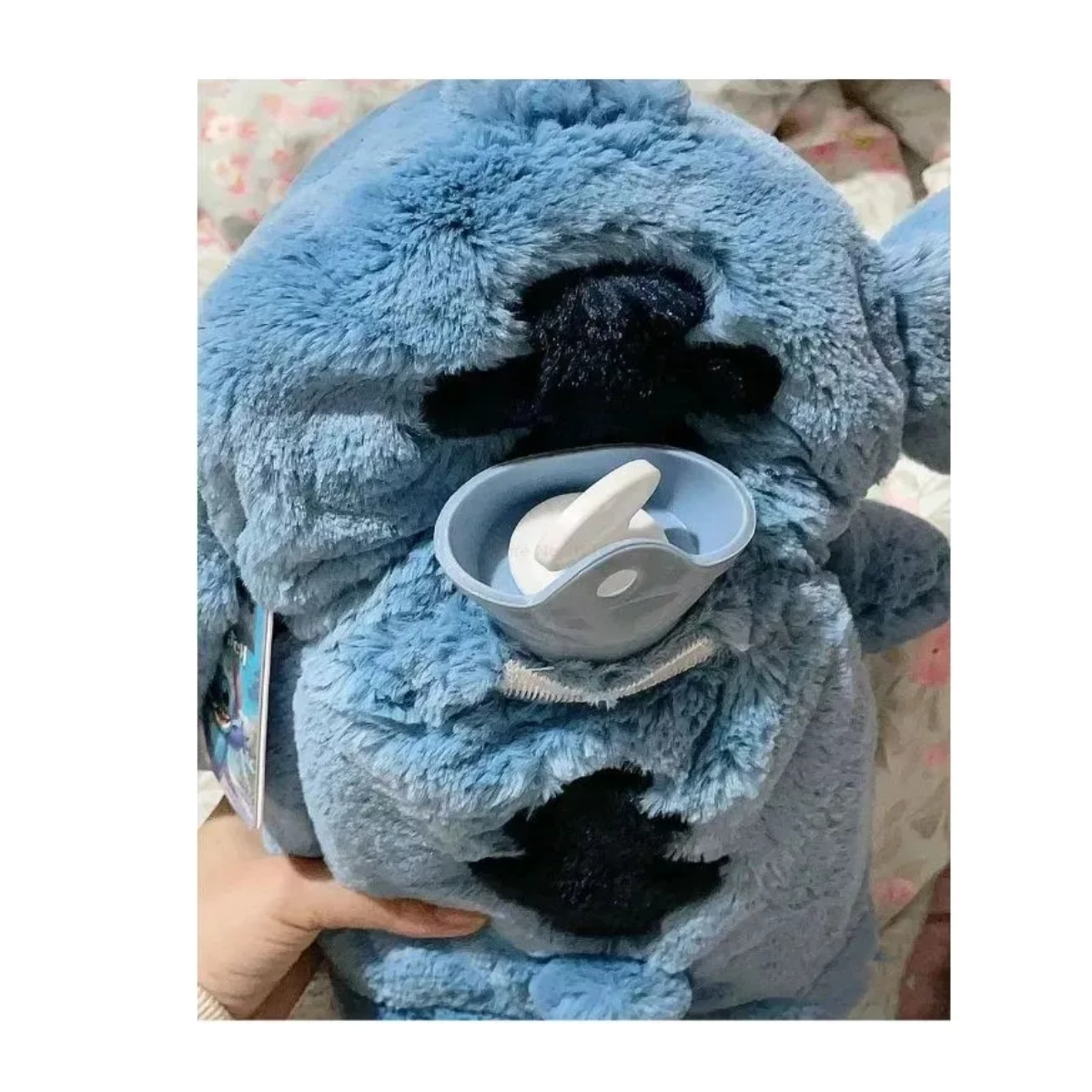 Bolsa Agua Caliente Colico Peluche Menstrua Color Azul