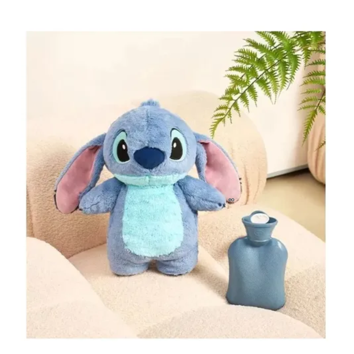 Bolsa Agua Caliente Colico Peluche Menstrua Color Azul
