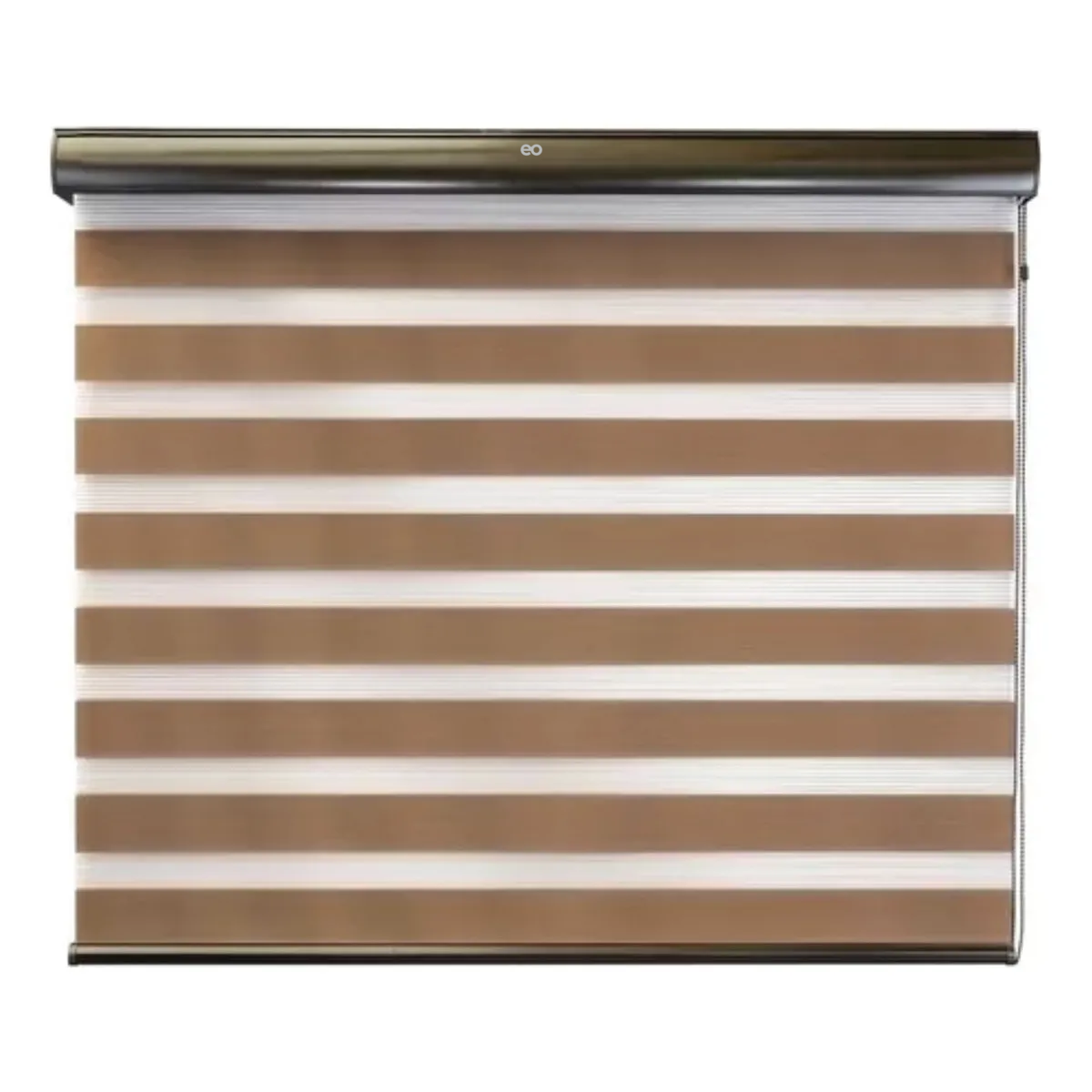 Persiana Doble Capa 100x200 Cm Enrollable Cafe