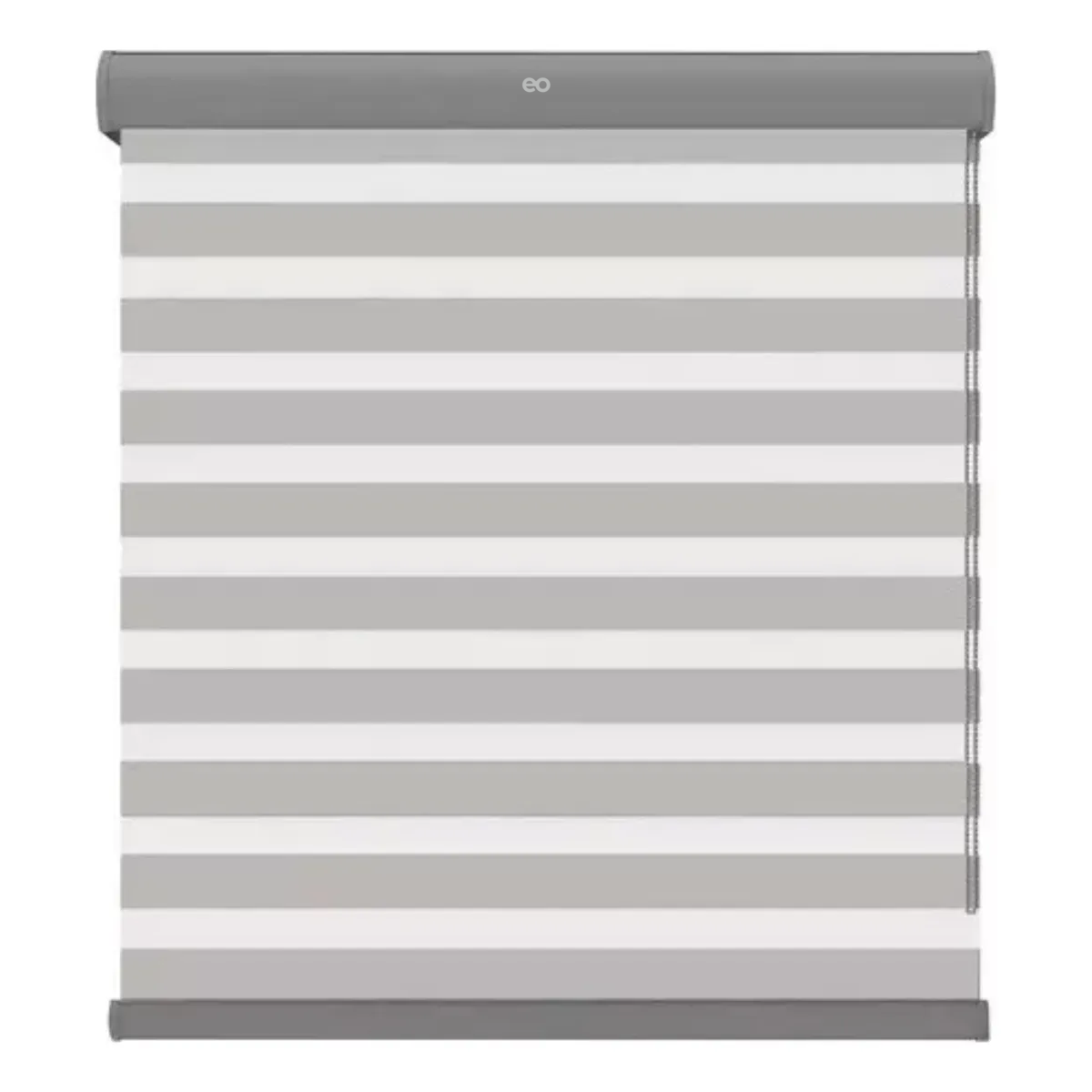 Persiana Doble Capa 100x200 Cm Enrollable Gris