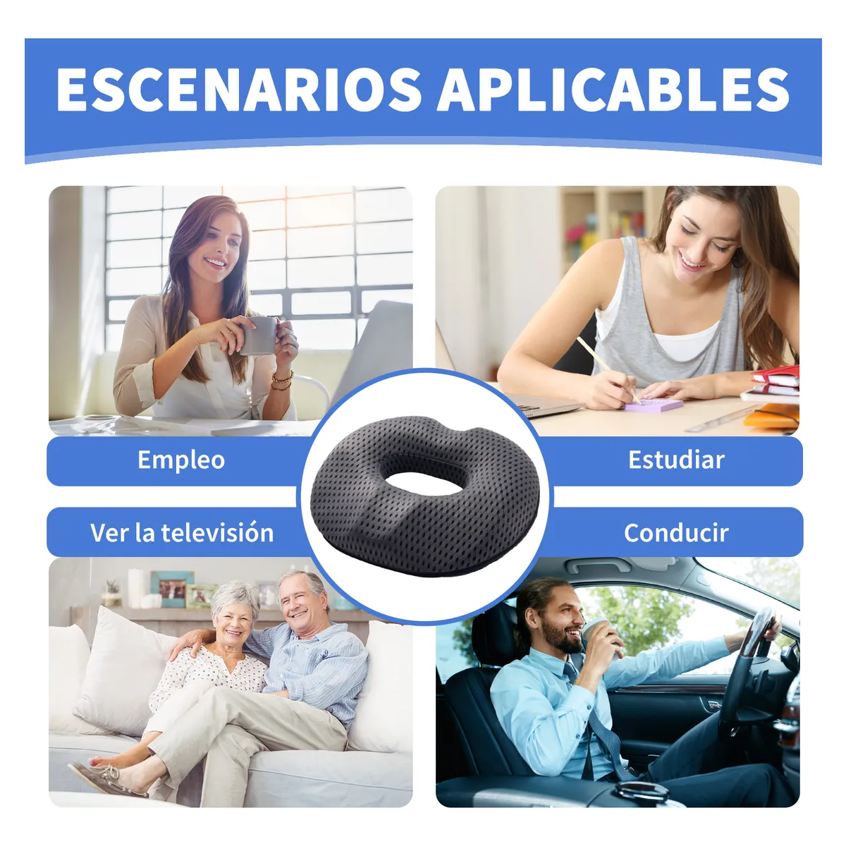 Dona Ortopédica Para Hemorroides Y Coxis Grande Almoadas