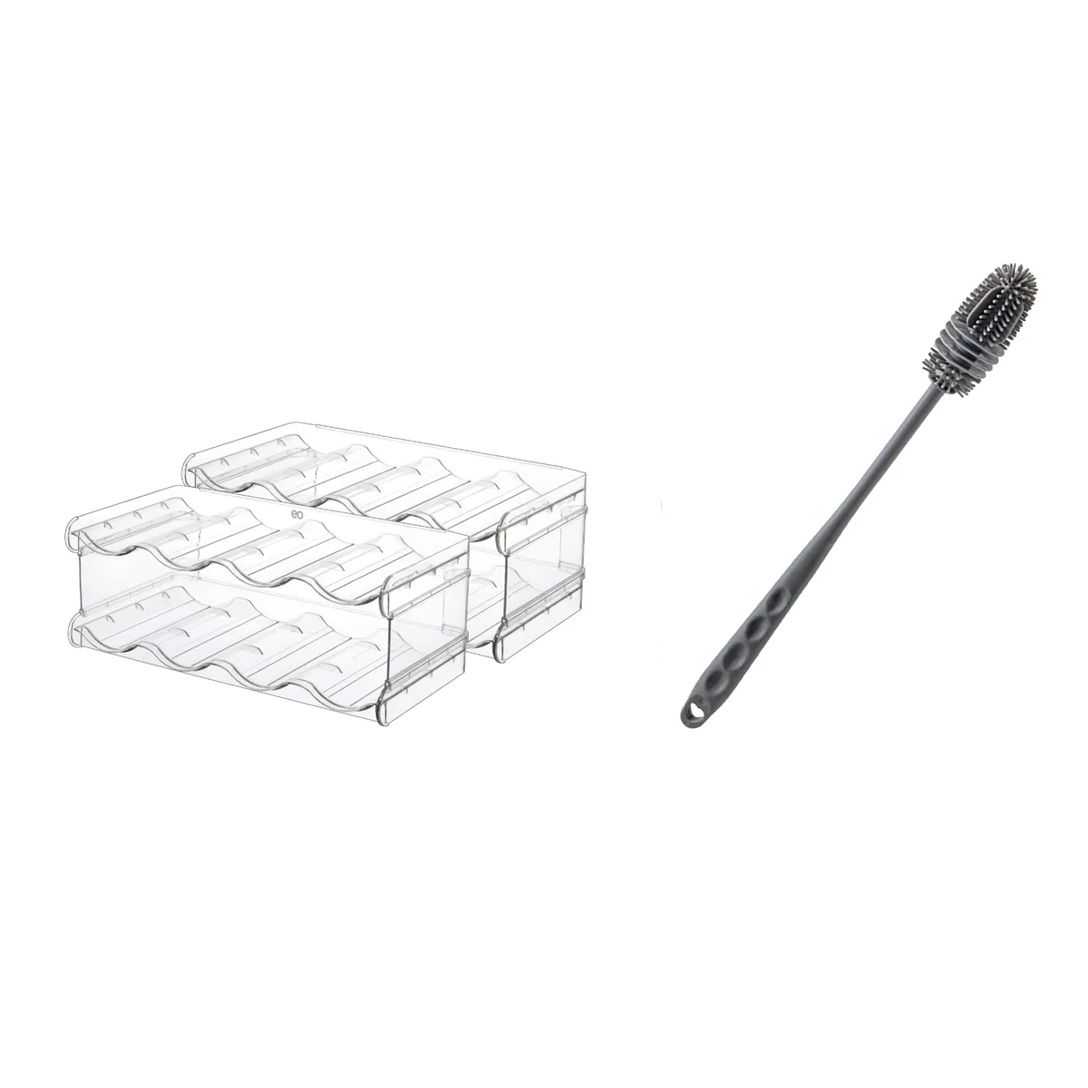 Organizador 16 Botellas Apilables Agua Y Vino Ahorra Espacio