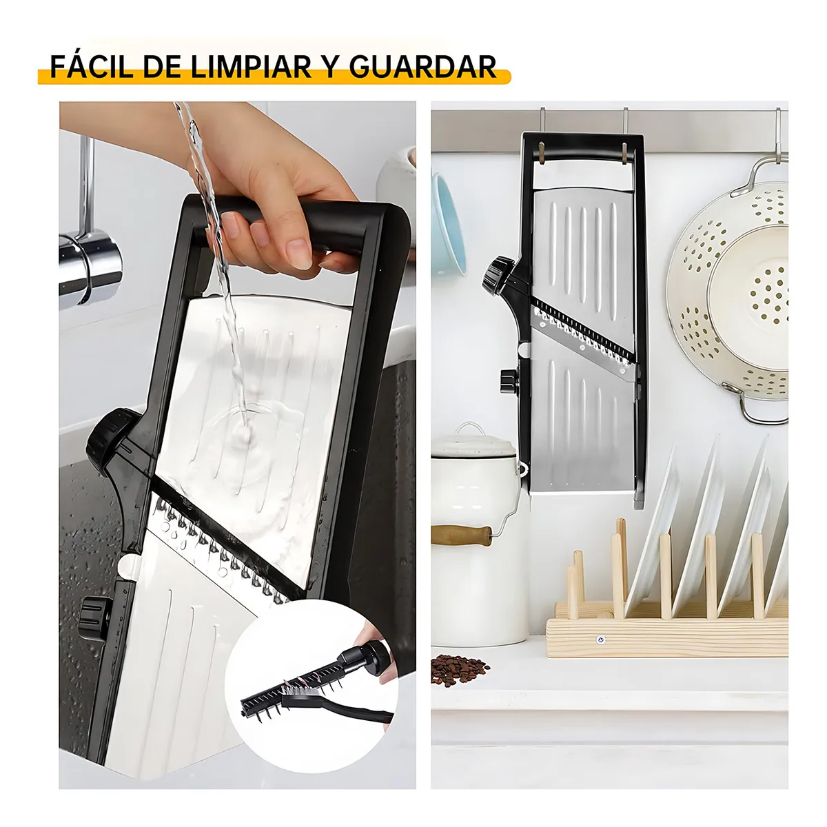 Rallador Cortador Picador Rebanador Manual De Verduras Fruta