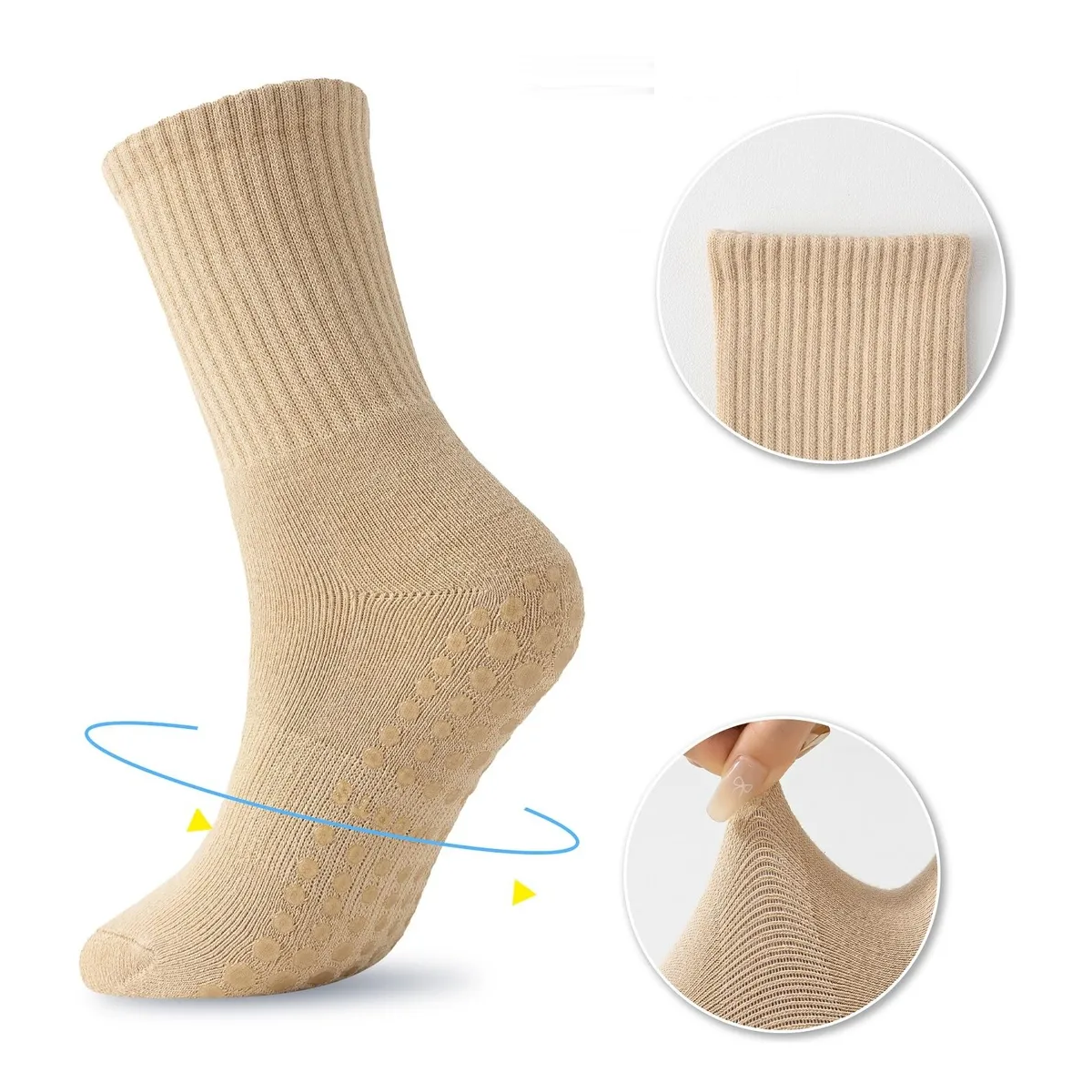 14 Par Calcetines Para Yoga Calcetas Pilates Para Mujer CombInacion B