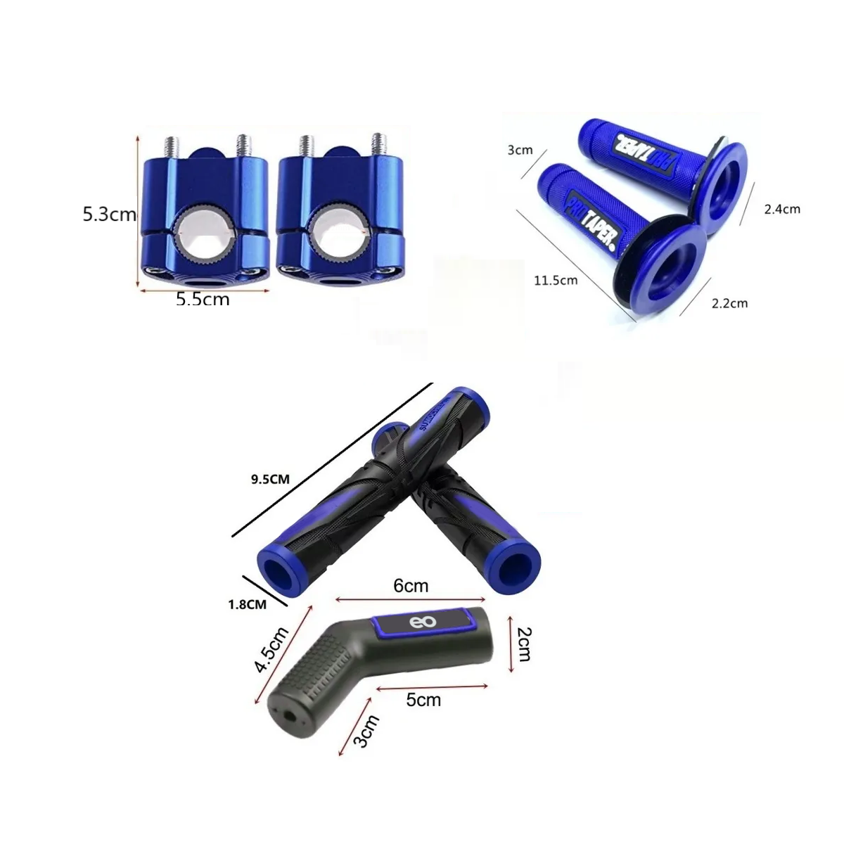 Manubrio Deportivo Protaper Evo Motocross Y Bases Y Puños 2