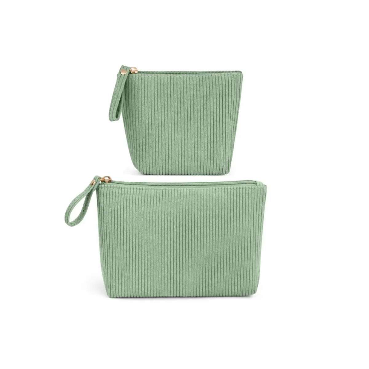 Neceser Cosmetiquera De Maquillaje 2 Piezas Verde oscuro