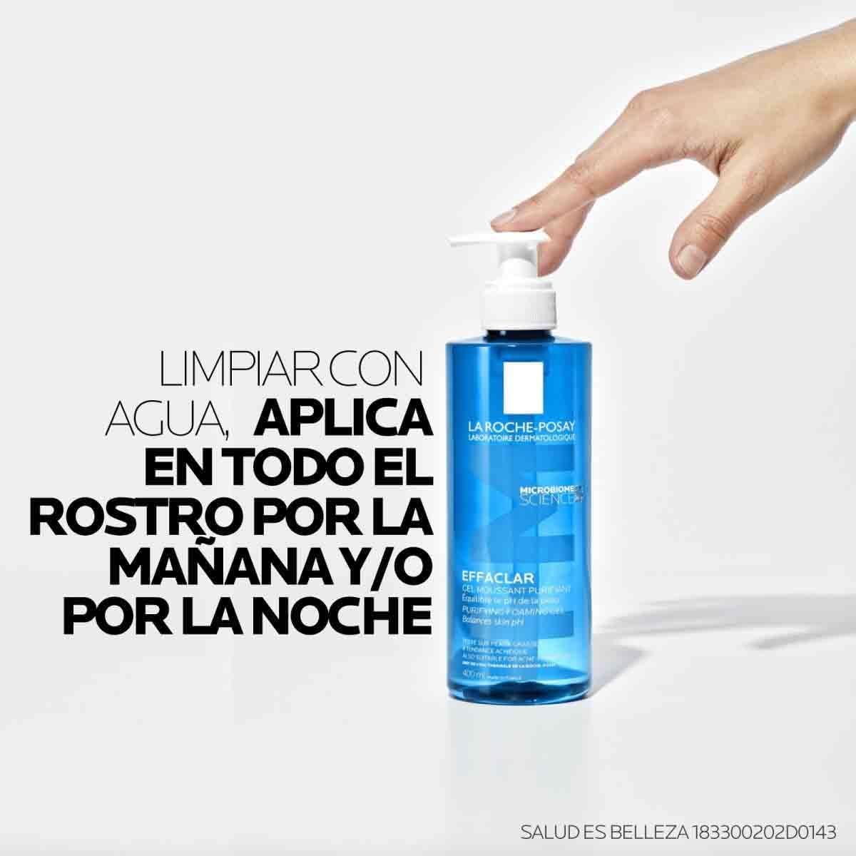 La Roche Posay Effaclar Gel Limpiador Purificante para Piel Mixta a Grasa y Sensible, 400ML