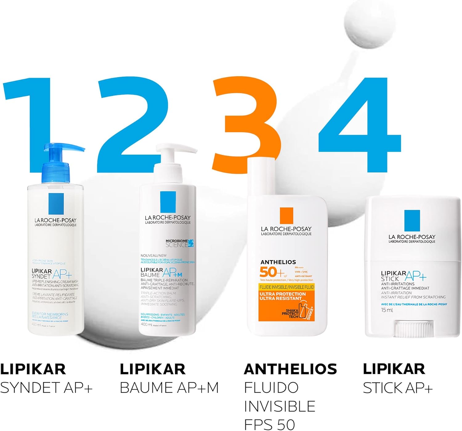Crema Hidratante La Roche - Posay Lipikar Baume Light 400ml Fragancia Neutro