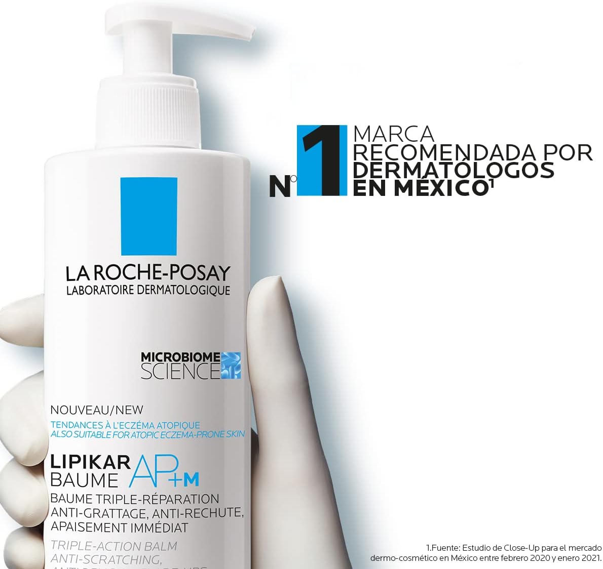 Crema Hidratante La Roche - Posay Lipikar Baume Light 400ml Fragancia Neutro