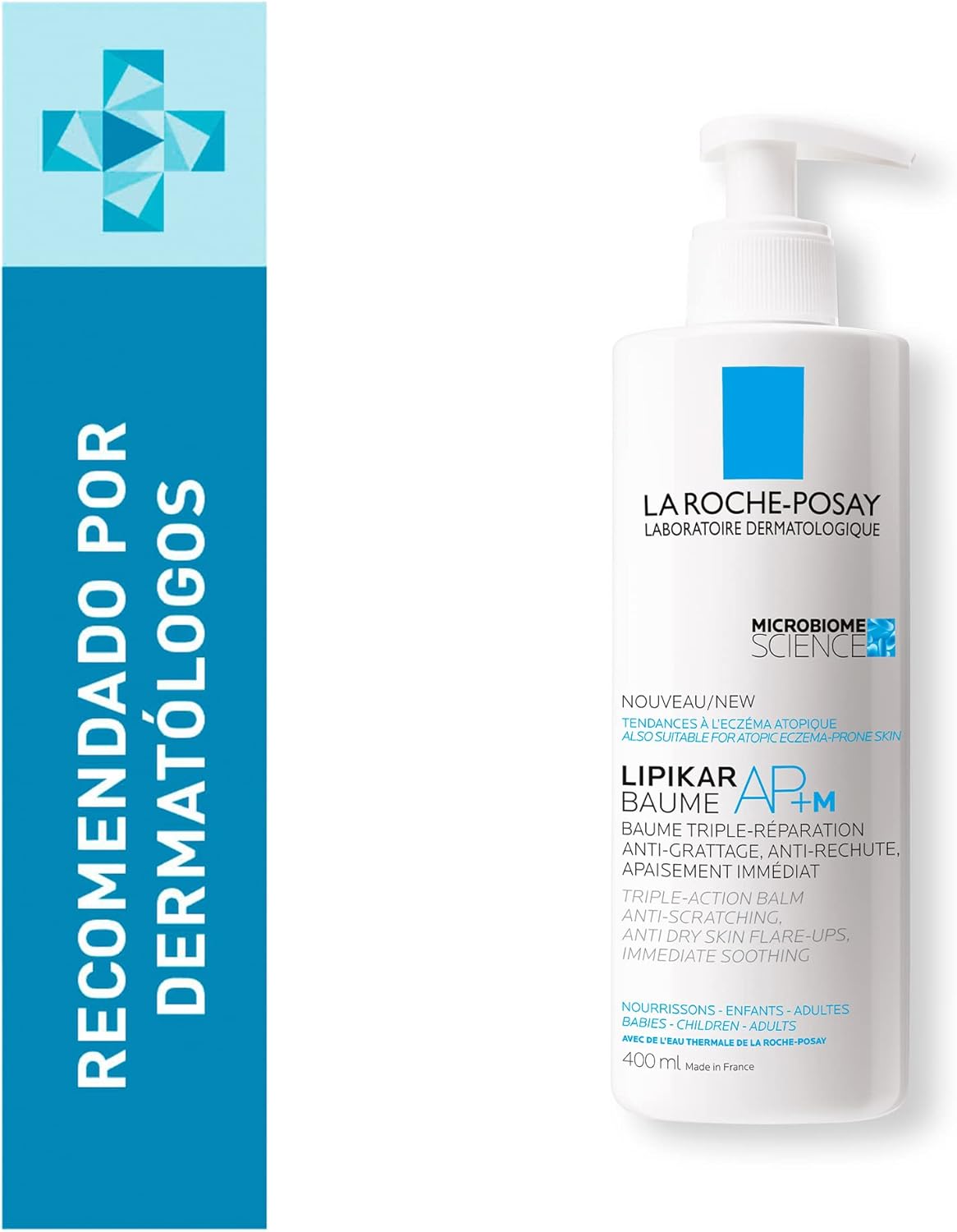 Crema Hidratante La Roche - Posay Lipikar Baume Light 400ml Fragancia Neutro