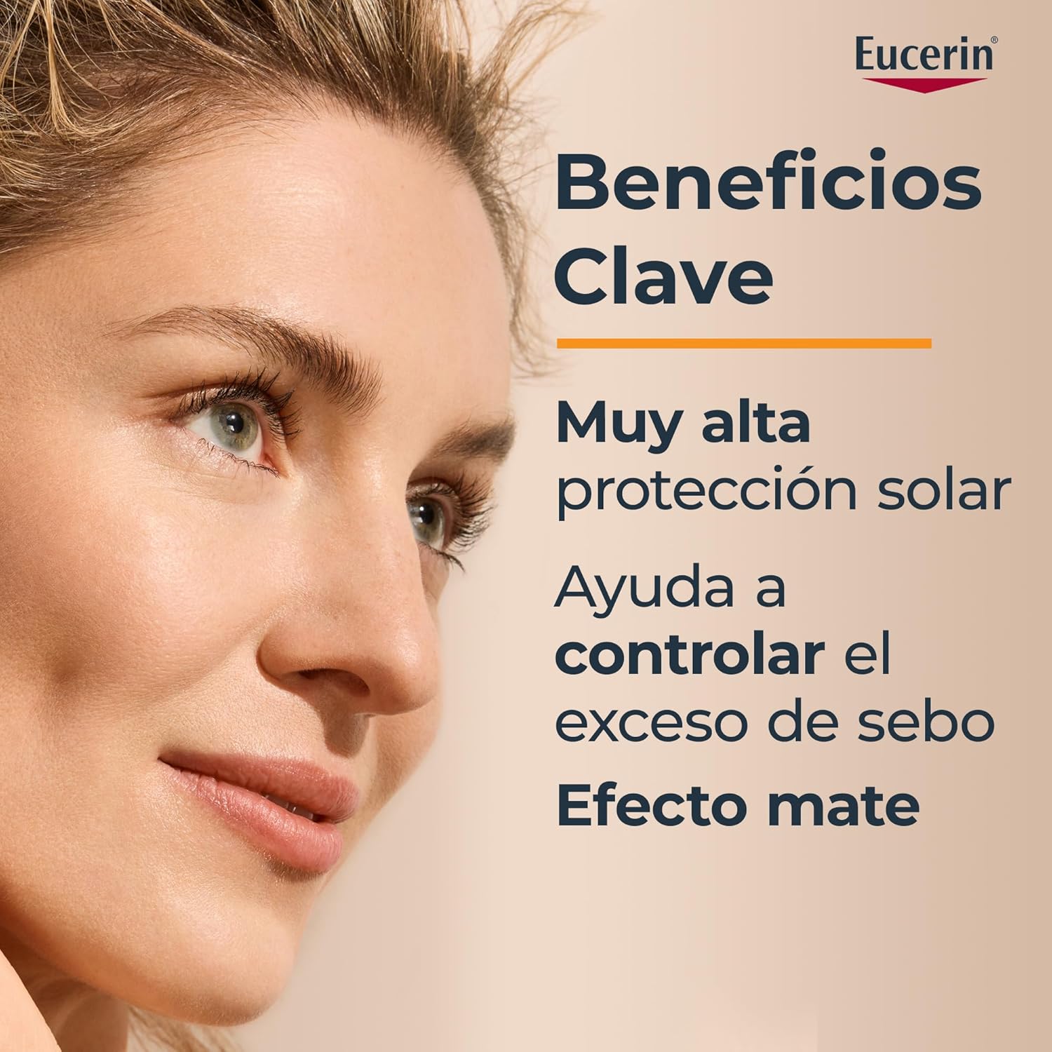 Eucerin Sun Protector Solar Facial Matificante FPS50+ 50ml