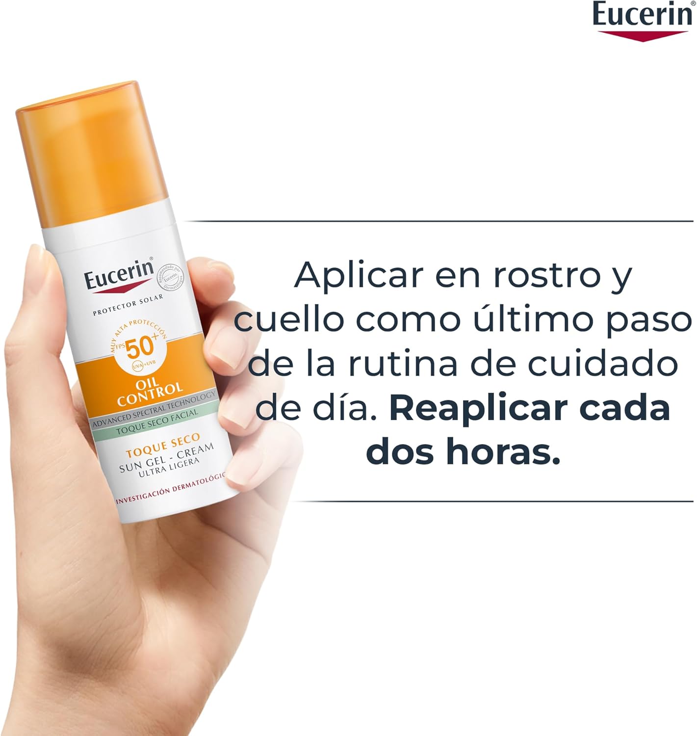 Eucerin Sun Protector Solar Facial Matificante FPS50+ 50ml