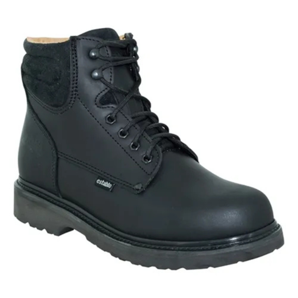 Bota Industrial de Trabajo para Hombre Establo Modelo 506, Seguridad y Resistencia